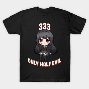 333 Only Half Evil I Pastel Goth Witch T-Shirt